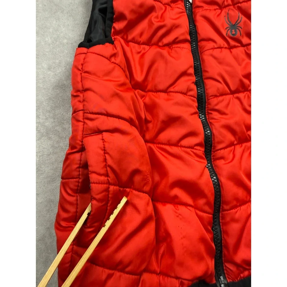 Spyder Kids 4T Red Puffer Vest Full Zip Quilted Insulated Outerwear Fall Winter